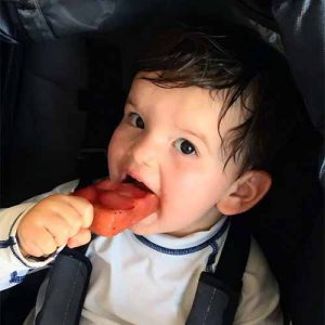 Toddler Enjoys a Fruit Paleta | Foodal.com