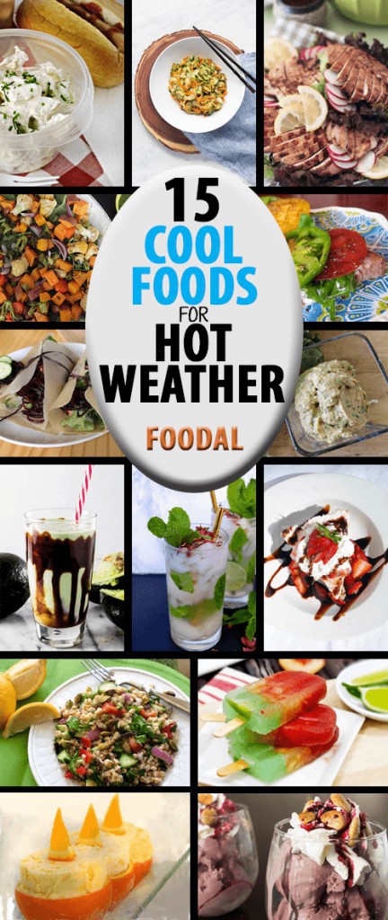 Craving something cool to beat the heat? Put your paper fan aside and check out our round- up of cool foods for hot weather: https://foodal.com/knowledge/paleo/cool-foods-for-hot-weather/