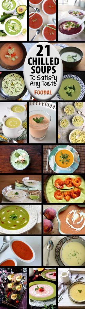 Whether sweet or savory, made with fruit, vegetables, fresh herbs, nuts, or legumes, there's a chilled soup recipe out there to satisfy every taste. We've collected 21 of our favorites from around the web, and brought them together in Foodal's roundup of the top taste sensations in a variety of categories. Whether your goal is to beat the heat or to serve up something a little different at your next dinner party, we've got you covered. Read more and get the recipes now: https://foodal.com/knowledge/paleo/chilled-soups-roundup