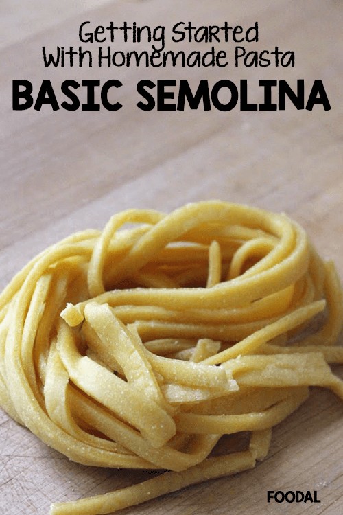 Want to try your hand at homemade pasta? A basic Semolina style is the easiest way to begin. Let us show you how to turn ordinary flour into noodle goodness: https://foodal.com/italian/basic-semolina/