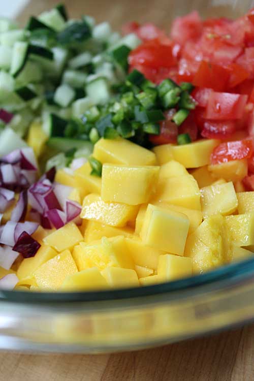 Try this colorful and refreshing spicy mango salsa. These healthy ingredients will improve your energy and make your tounge beg for seconds. Get the recipe here: https://foodal.com/recipes/mexican-latin-america/spicy-mango-salsa/