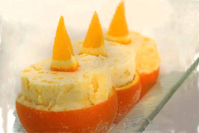 Frozen Orange Souffle