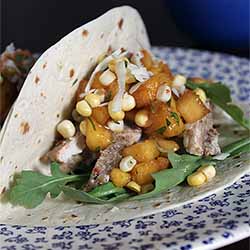 Pork Tacos with Peach Corn Salsa Recipe| Foodal.com