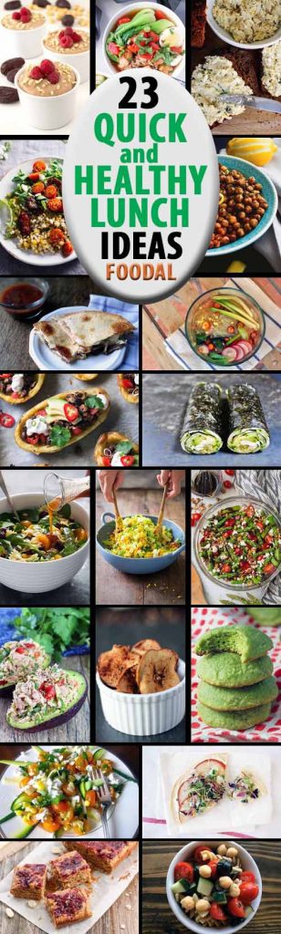 Eat the healthy way all day, with our quick and healthy lunch ideas for home, work, or school: https://foodal.com/knowledge/paleo/quick-healthy-lunches/