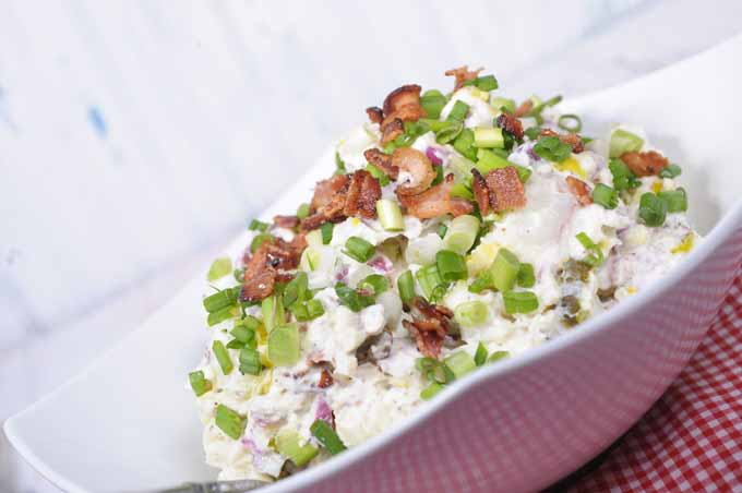 Get the best loaded potato salad recipe noew