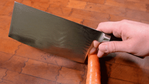 Using the Shun Chinese Vegetable Cleaver