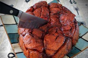Beet Monkey Bread Brains from the Dead Delicious Horror Cookbook