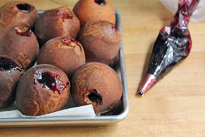 Filling Fried Brioche Donuts with Jelly | Foodal.com