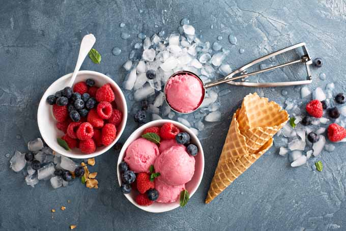 Fresh Fruit and Ice Cream for Dessert | Foodal.com