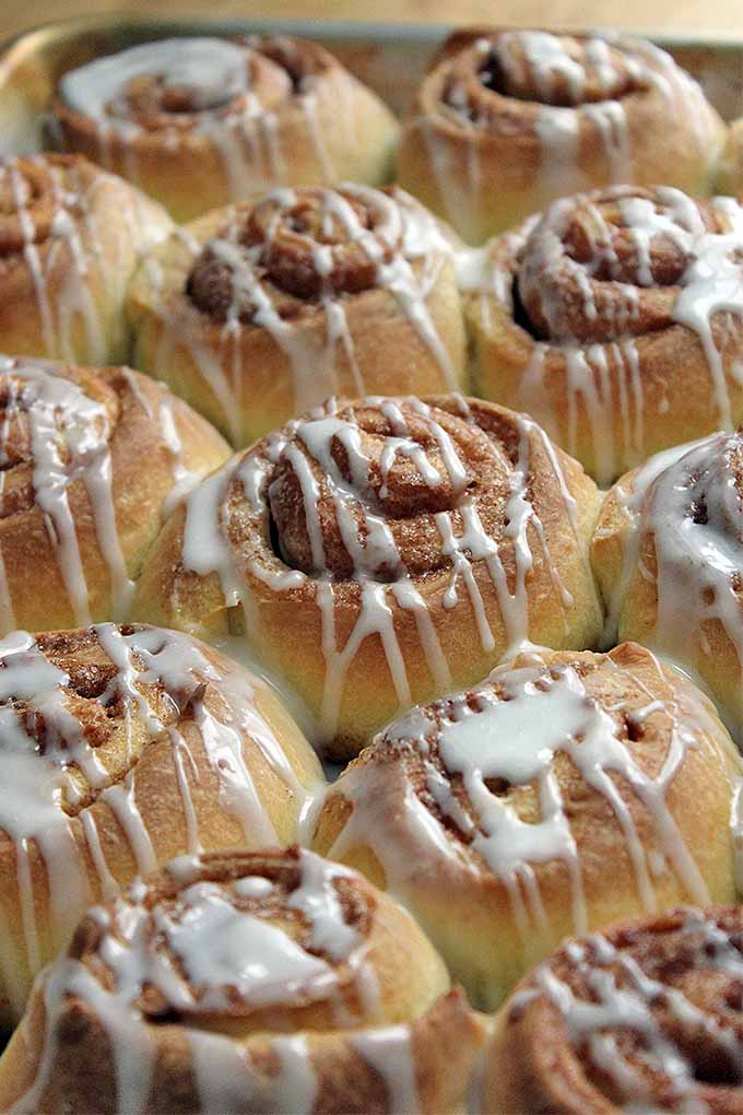 Skip the kiosk at the mall and try our recipe for ooey-gooey brioche cinnamon rolls instead- making them at home is worth the extra effort! Get the recipe: https://foodal.com/recipes/breakfast/the-best-brioche-cinnamon-rolls/