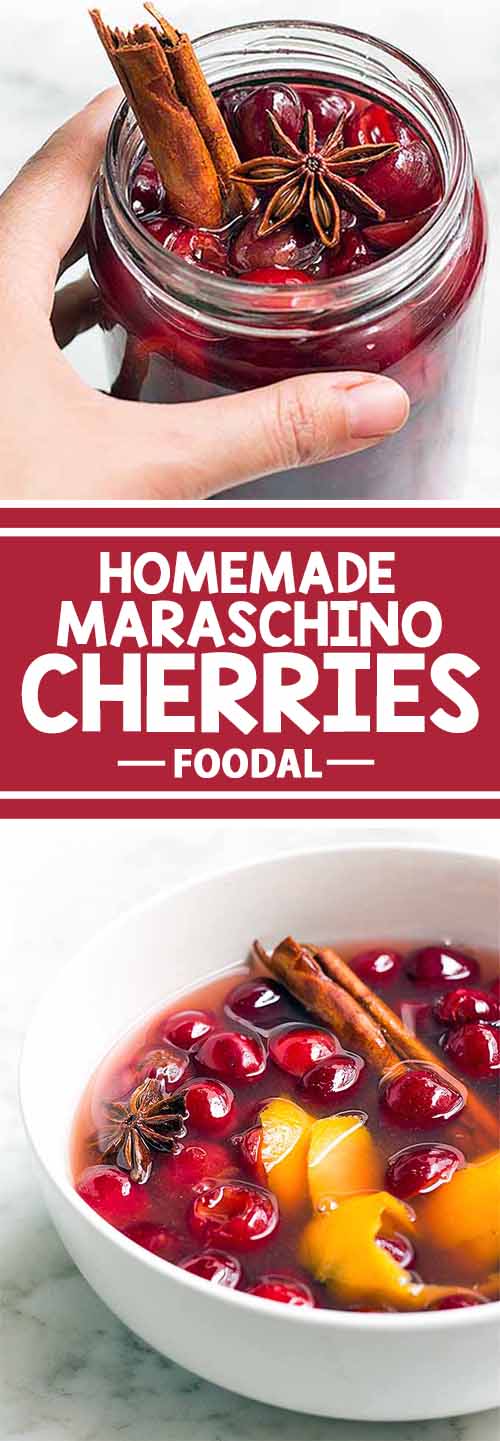 Do you know how easy it is to make your own maraschino cherries? This alcohol-free recipe is not only quick and simple, but these also taste so much better than the store-bought ones. You can be sure that your guests will be impressed! Get the recipe on Foodal now, and make your own maraschino cherries today!