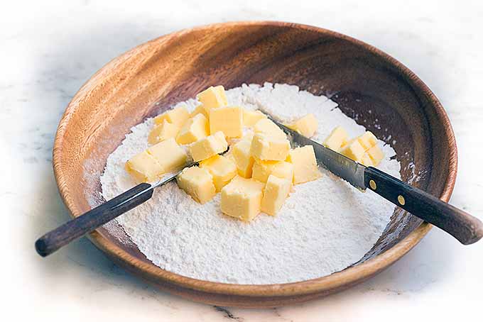 Cut Butter into Flour to Make Sweet Potato Pie Crust | Foodal.com