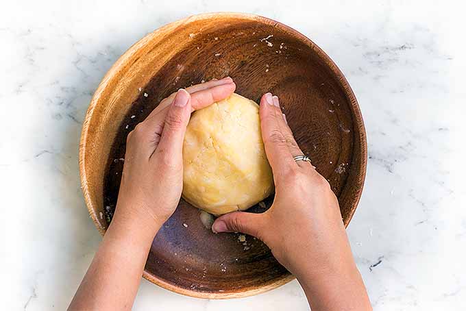 Forming a Ball of Dough for Sweet Potato Pie | Foodal.com