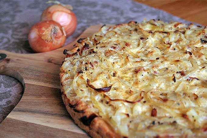 How to Make Savory German Onion Tart | Foodal.com