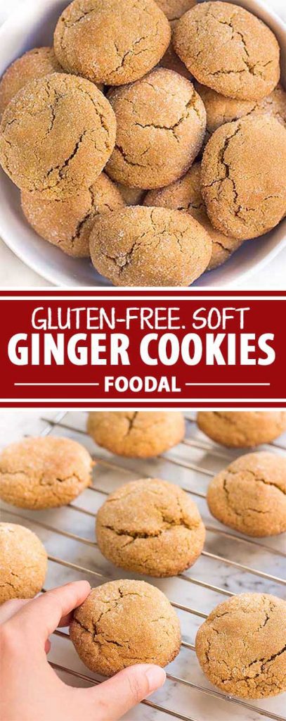 It’s the holiday season and large batches of cookies are in order! What better than ginger cookies to warm you up with their spices? Bake these gluten-free soft ginger cookies to serve your guests or to give as presents. Get the recipe from Foodal now.