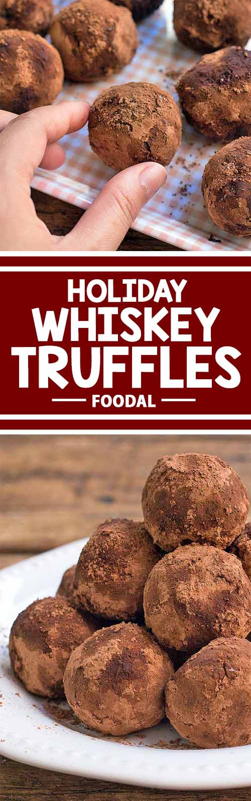 These whiskey truffles are rich and decadent, perfect for those of you who love whiskey. Soft on the inside, with a hint of whiskey flavor and a coating of cocoa powder, these truffles won’t last very long on the table. They’re bound to be a hit at your dinner party. Get the recipe from Foodal now and make a batch today!