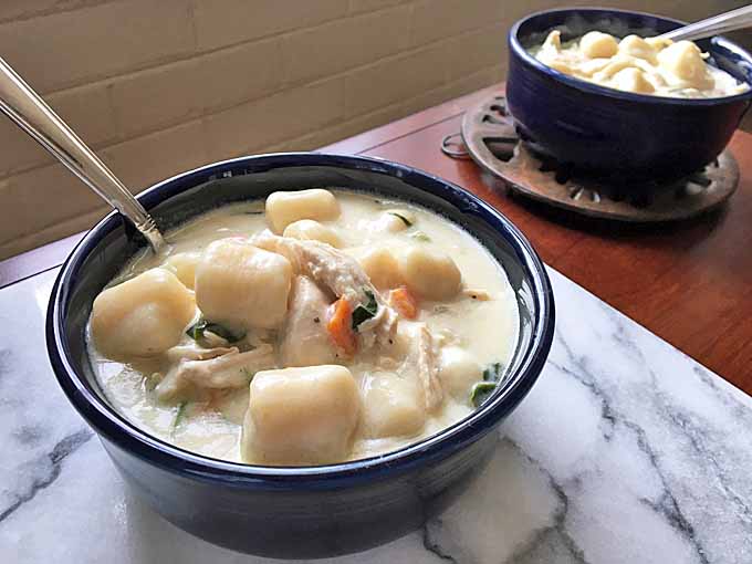 Thick and Creamy Italian Gnocchi Chicken Soup Recipe | Foodal.com