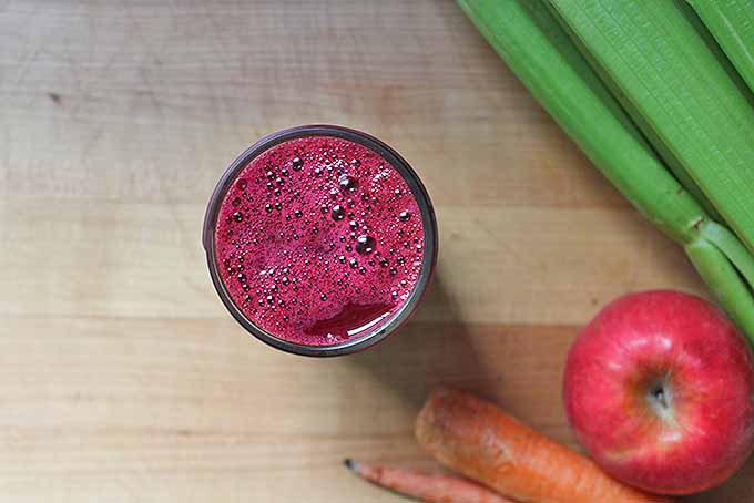 Recipe for Beet Juice with Carrot, Apple, and Celery | Foodal.com