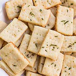 Homemade Crackers with Rosemary and Parmesan Cheese | Foodal.com