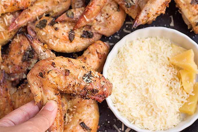 Italian-Style Marinated Chicken Wings with Parmesan | Foodal.com