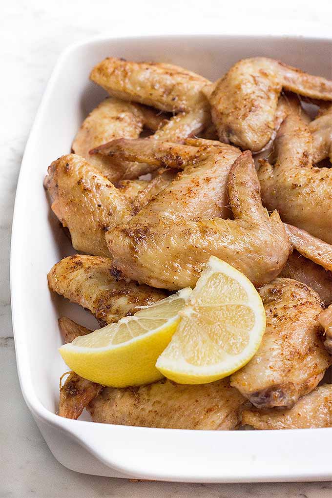 Spiced just right for robust flavor with tangy lemon, these Moroccan lemon wings offer the perfect combination of flavors. Follow the link now for the recipe, or Pin It for later: https://foodal.com/recipes/poultry/moroccan-lemon-wings/