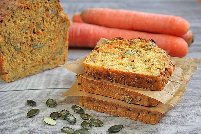 Three-Seed Multigrain Carrot Bread for Healthy Snacking | Foodal.com