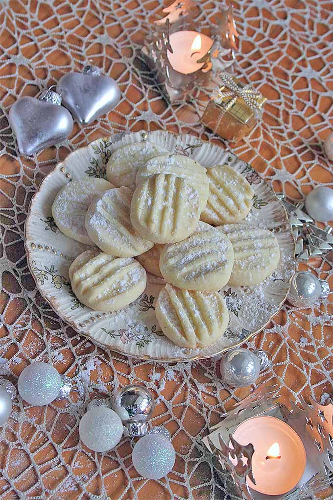 Running low on holiday goodies? Whip up a quick batch of these delicious, melt-in-your-mouth Snowflake cookies! Get the recipe: https://foodal.com/recipes/desserts/tender-snowflake-cookies/