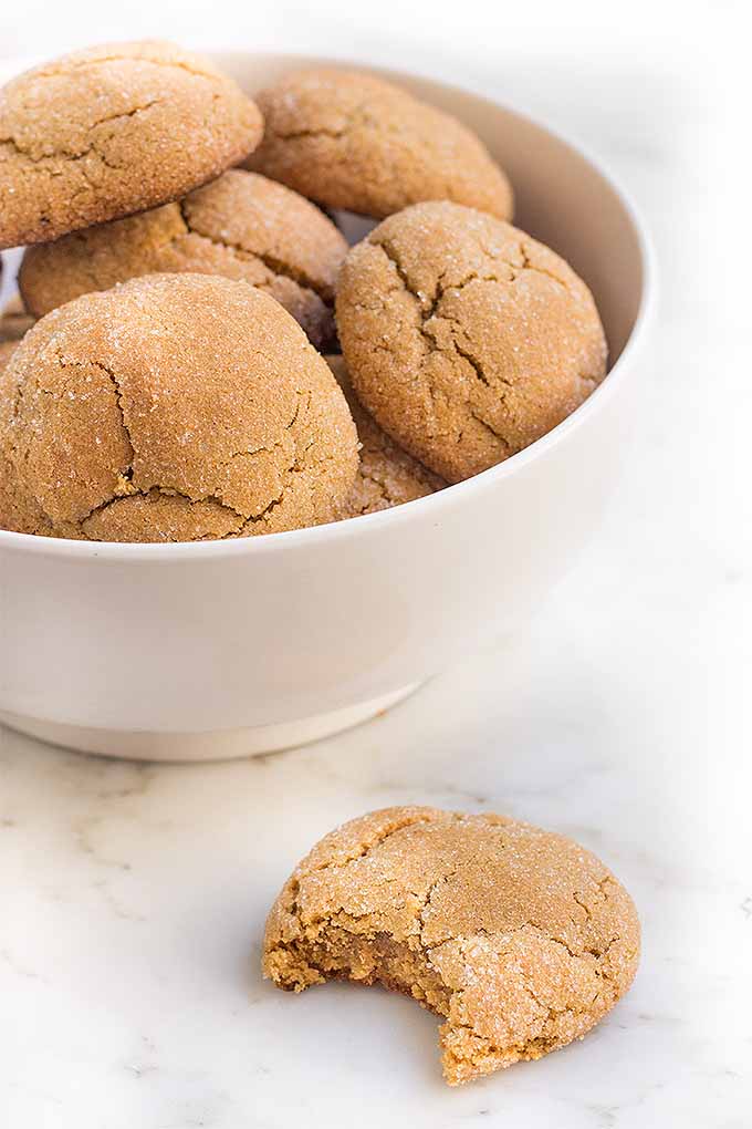 If you're on a gluten-free diet, these are the cookies for you. Made with molasses and warming spices, they bake up nice and soft, delicious with a cup of hot cocoa. Get the recipe: https://foodal.com/recipes/desserts/gluten-free-soft-ginger-cookies/