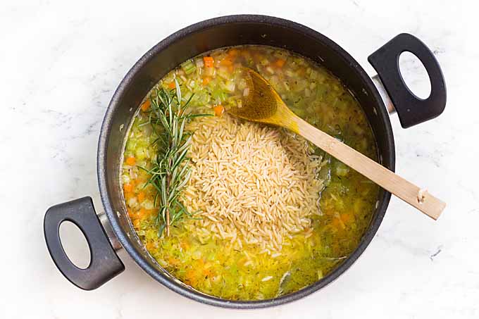 Lemon Orzo Soup Recipe - Step 4 – Cook the Pasta