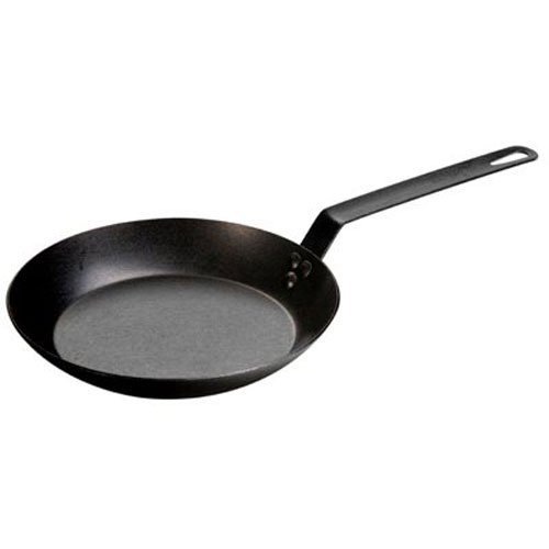 BK Black Steel Seasoned Carbon Steel Paella Pan, 15"