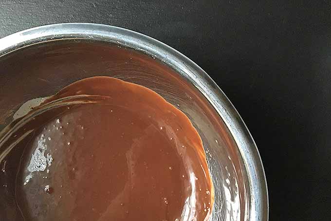 A bowl of freshly made chocolate ganache | Foodal.com