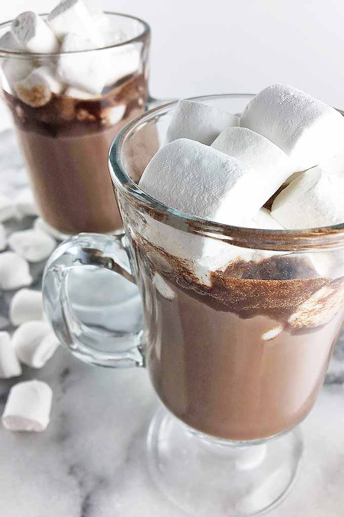 Top off your next cup of hot cocoa with our homemade mini marshmallows. We share the recipe: https://foodal.com/recipes/desserts/homemade-marshmallows/