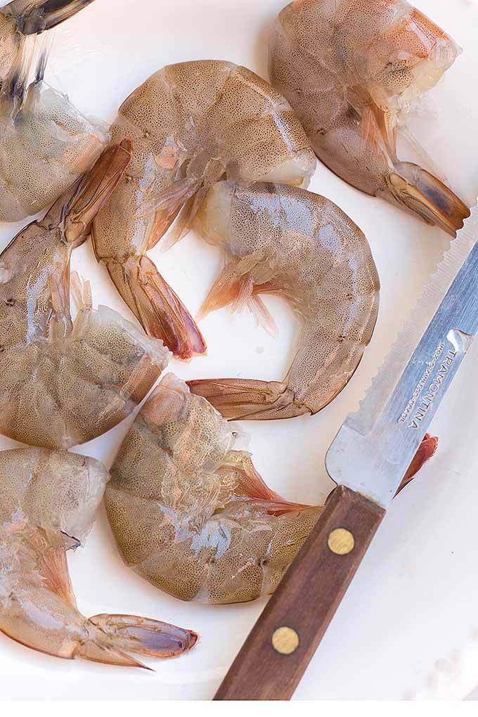 If you need help with correctly shelling and deveining shrimp, we share our easy guide: https://foodal.com/knowledge/how-to/devein-shrimp/