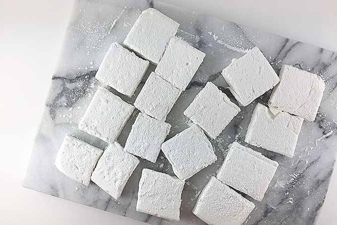 Fluffy squares of homemade marshmallows | Foodal.com