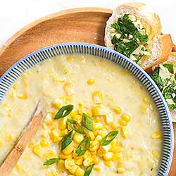 The best fresh summer corn chowder. | Foodal.com