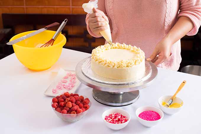A turntable is a huge help with decorating perfect cakes. | Foodal.com