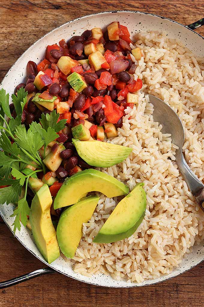 For a healthy and vegetarian dinner idea, try our recipe for veggie-packed vegetarian burrito bowls. We promise you won't miss the meat! Get the recipe: https://foodal.com/recipes/vegetarian-vegan/vegetarian-burrito-bowl/