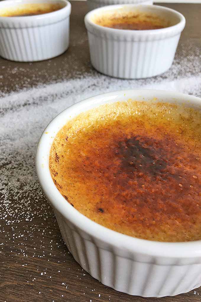 Creme brulee is a classic French dessert that is easy to make at home, with just a few ingredients! Get the recipe now: https://foodal.com/recipes/desserts/how-to-make-a-simple-creme-brulee/