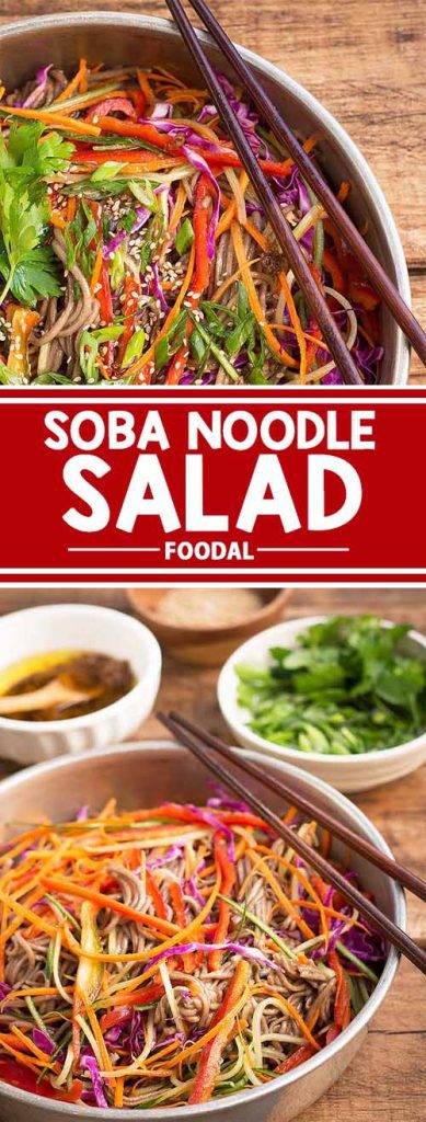 When the weather gets warmer, we start to crave healthier and lighter foods – such as this delicious soba noodle salad, drizzled with a delightful ginger and soy sauce vinaigrette. You can make it in just 30 minutes! How amazing is that? Get the recipe now on Foodal.