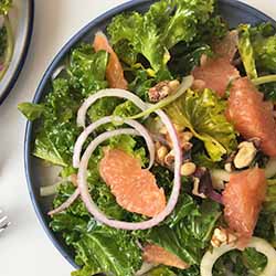 A perfect plate of kale salad | Foodal.com