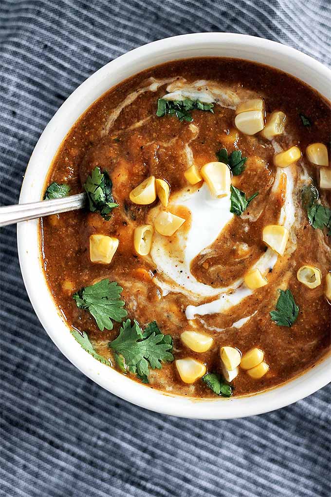 Serve up this flavorful summertime soup, and check out more sweet corn recipes in our latest round up: https://foodal.com/knowledge/paleo/best-sweet-corn-recipes/