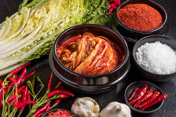 Try kimchi for an excellent fermented food source. | Foodal.com