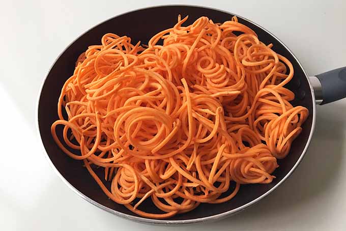 Sauteeing Sweet Potato Noodles | Foodal.com