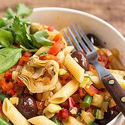 Sicilian Pasta Salad Recipe | Foodal.com