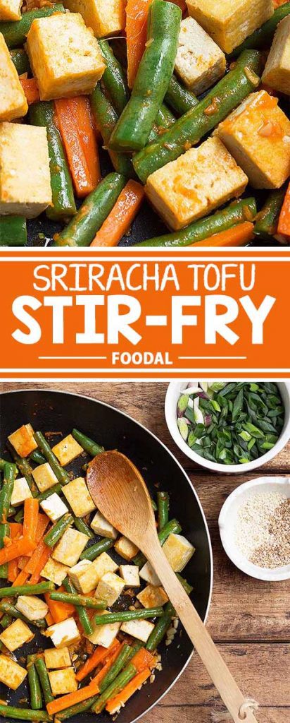If you’re looking for a vegetarian recipe that’s also high in protein and flavorful at the same time, look no further. This simple tofu, green bean, and carrot stir-fry is your answer – filled with vegetables and flavored with ginger, garlic, and Sriracha sauce for extra kick, you’ll have one satisfied tummy after a plate of this! Get the recipe from Foodal today!