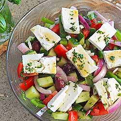 Homemade Greek Salad Recipe | Foodal.com