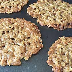 Recipe for Beautiful Oat Lace Cookies | Foodal.com