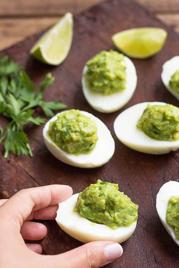 How to Make Guacamole Deviled Eggs | Foodal