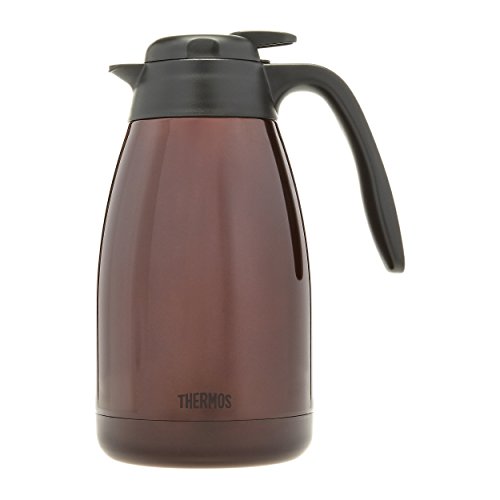 12 Hour Heat Retention and Coffee Dispense with Press Button Top,Champagne gold AKOZLIN Thermal Coffee Carafe 1.5 Litre Stainless Steel Double Walled Vacuum Flask 50 ounce Carafe Hot Cold Beverage Tea Water 