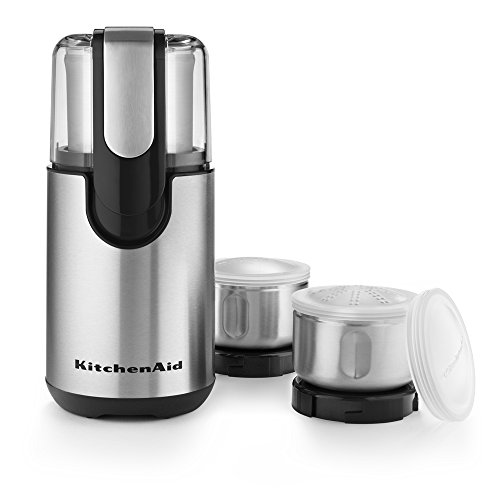 Removable Grinding Cup Noiseless Powerful Motor Grains Azmall Coffee Grinder Spice Grinder Electric with Stainless Steel Blade Grinder for Pepper Herbs Seed Nuts 85g Large Capacity